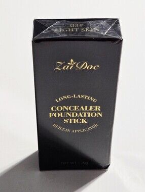 ZaiDoc Concealer Foundation Stick Shade 03 Light Skin 15g New Sealed